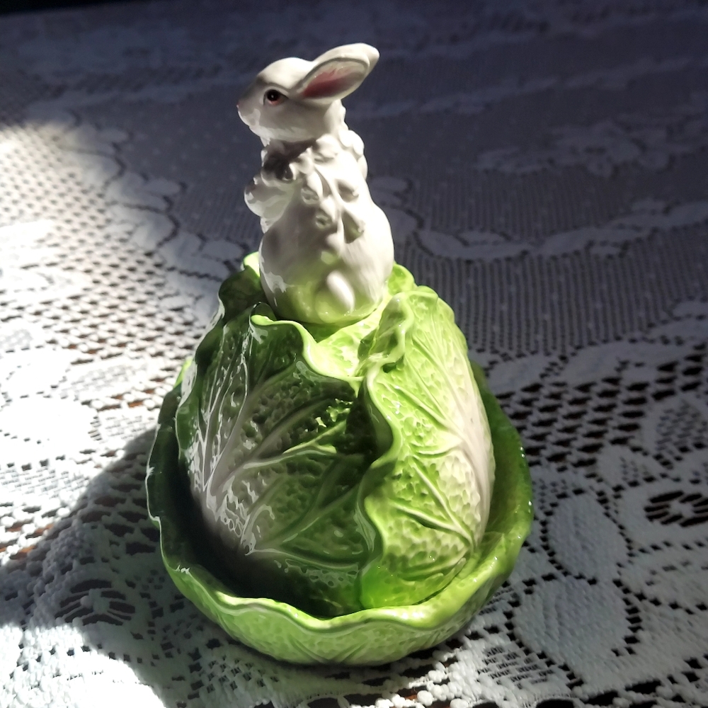 Bunny Butter Dish - Picture 2 of 10